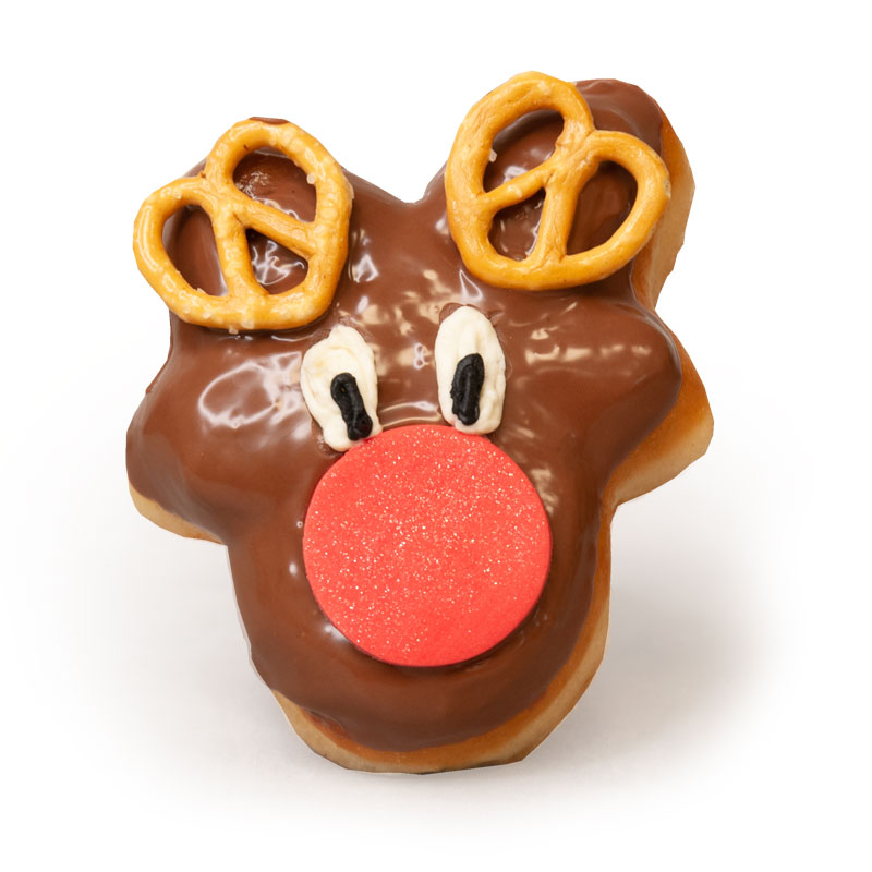 Reindeer Doughnut